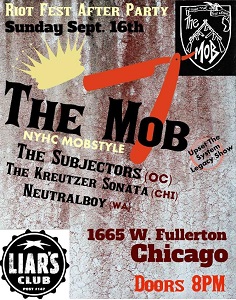 The Mob flier